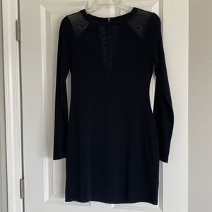 Express black long sleeve dress, size small